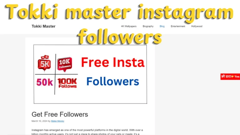 Tokki master instagram followers